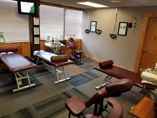 Chiropractor Cottage Grove MN Treating Room